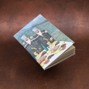 EESTI KUNST • Ivo Uukkivi • Viis grusiinlast, koer, kala, siga ja kana